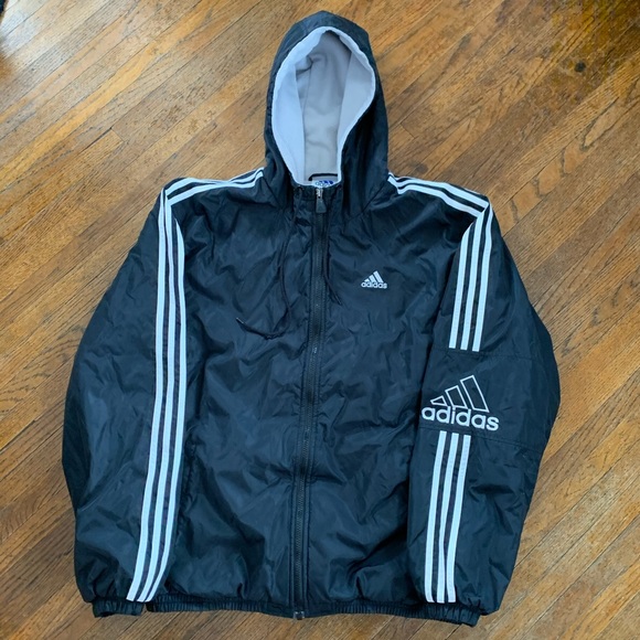 vintage adidas puffer jacket